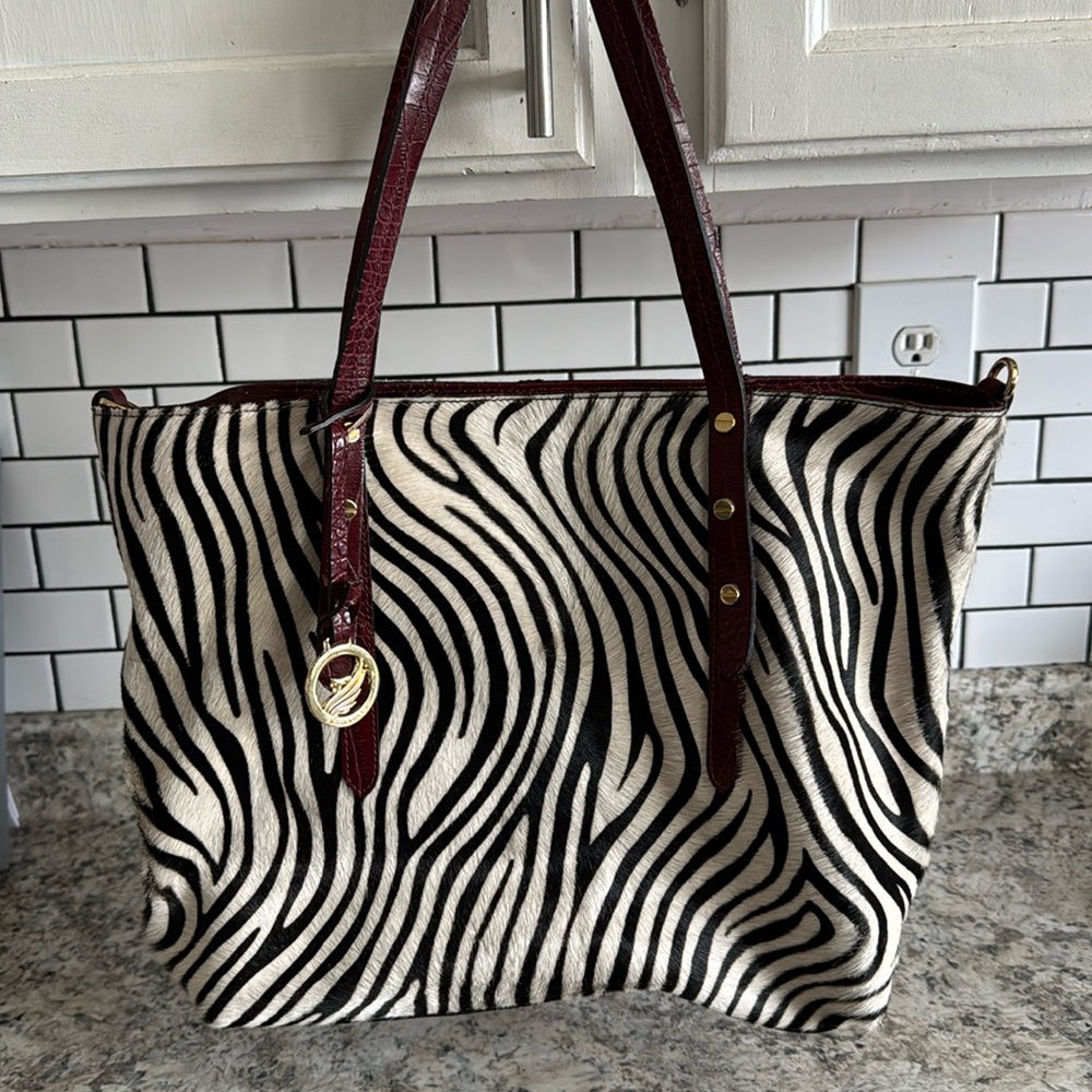A. Bellucci Zebra Stripe Handbag